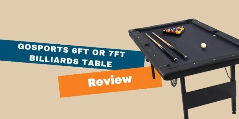 GoSports 6ft or 7ft Billiards Table Review (Portable Table)