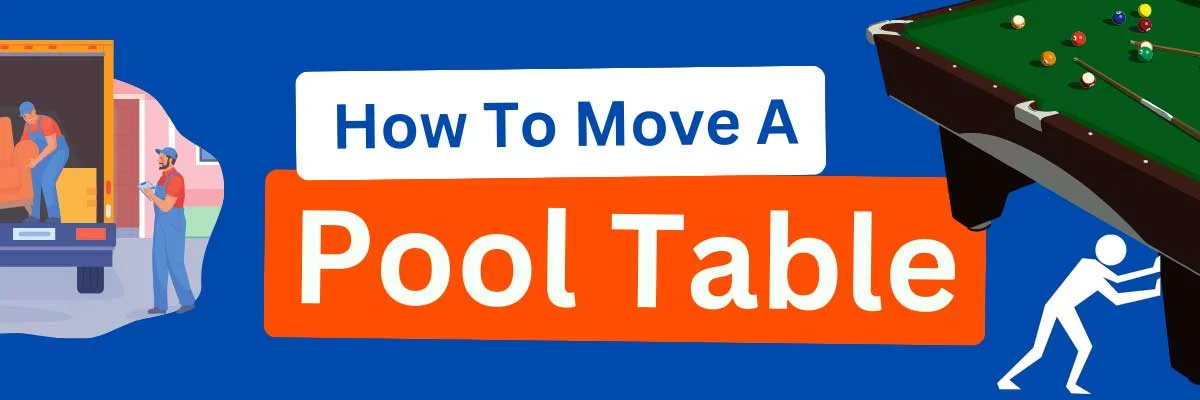 How to move a pool table without breaking the slate